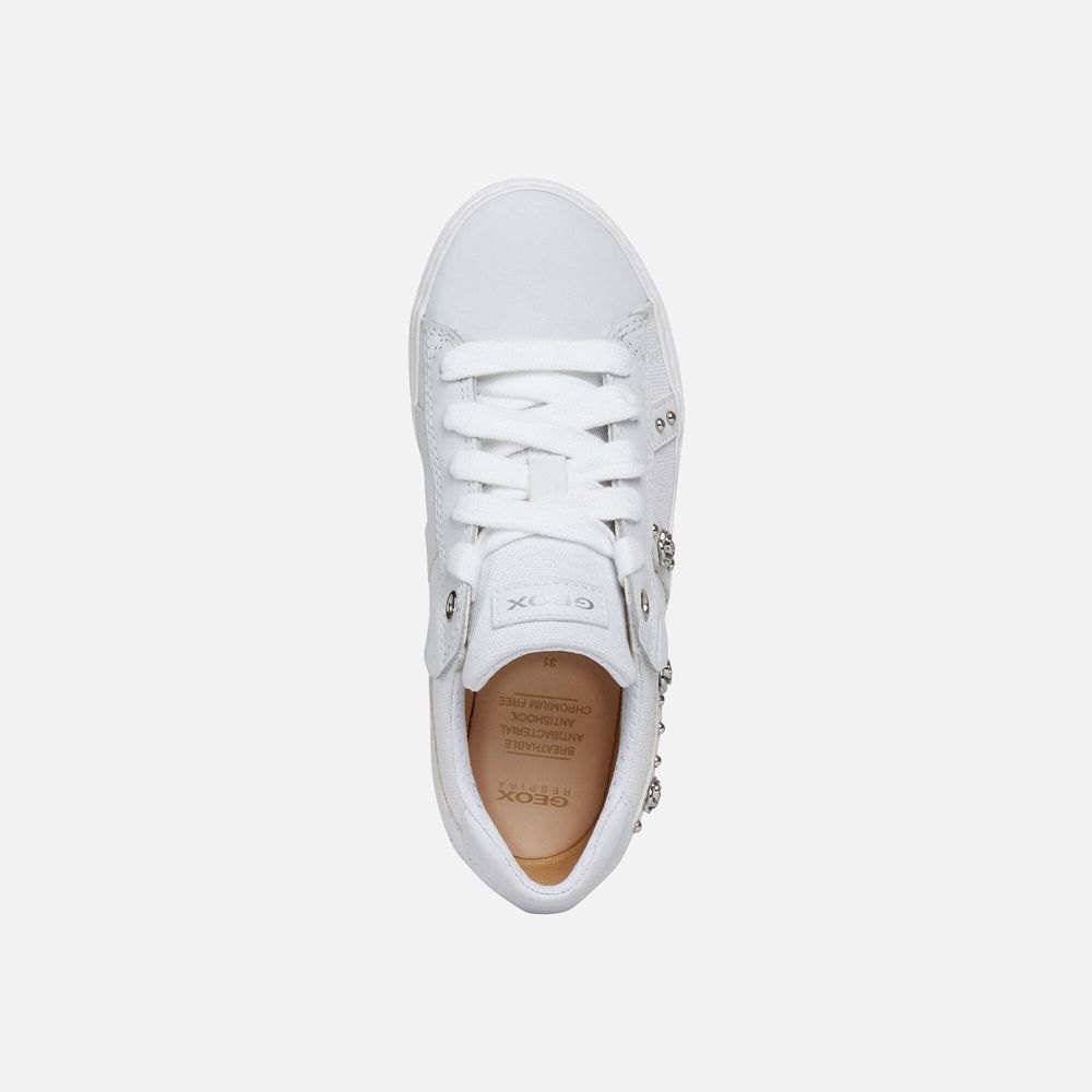 Tenis Geox Menina Branco - Kilwi - FTEGB8635